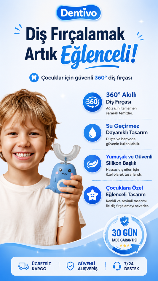 Dentivo 360° Akıllı Çocuk Diş Fırçası